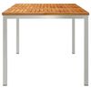 vidaXL Esstisch Braun 150 x 90 x 75 cm Massivholz Teak