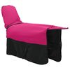 vidaXL Pferdedecke Rosa und Schwarz 155 cm Polyester
