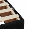 vidaXL Bettgestell Schwarz Stoff