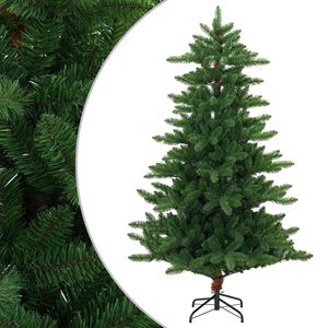 vidaXL K&uuml;nstlicher Weihnachtsbaum 120 cm PVC und Metall Gr&uuml;n