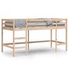 vidaXL Kinderhochbett mit Leiter 90x200 cm Massivholz Kiefer
