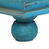 vidaXL Aufbewahrungstruhe Massivholz Mango Blau 100x40x41 cm
