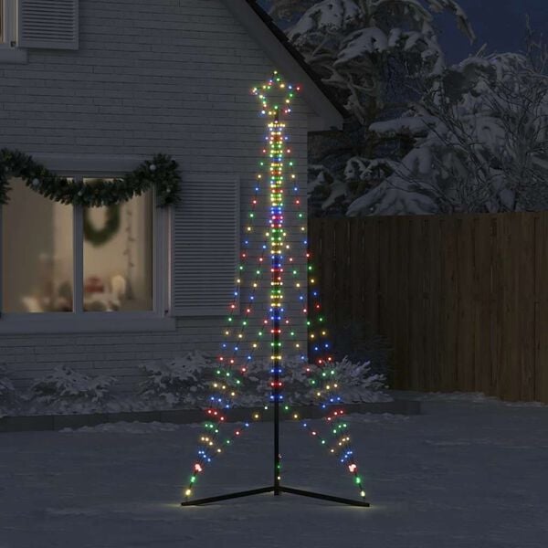 vidaXL LED Weihnachtsbaum 483 LEDs Mehrfarbig 240 cm