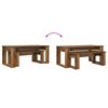 vidaXL Kaffeetisch Set 2 pcs Altholz Holzwerkstoff