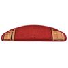 vidaXL Stufenmatten Selbstklebend 5 Stk. 65x21x4 cm Rot
