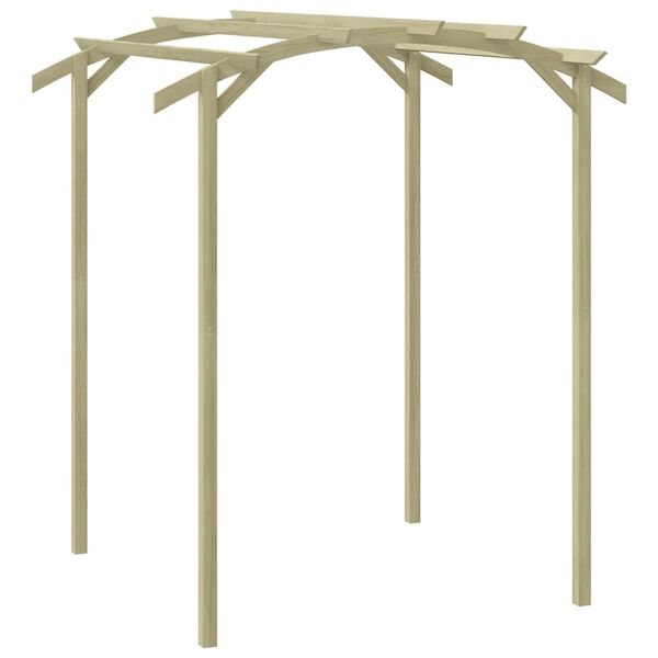 vidaXL Garten-Pergola Kiefernholz Impr&auml;gniert 180x197x210 cm