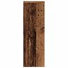 vidaXL Pflanzenst&auml;nder Altholz-Optik 33x33x100 cm Holzwerkstoff