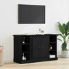 vidaXL Sideboard Schwarz Eichen-Optik 100 x 35,5 x 60 cm Holzwerkstoff