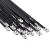 vidaXL Kabelbinder 25 stk. 4,6 x 300 mm Schwarz