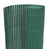 vidaXL Gartenzaun Doppelseitig PVC 90x300 cm Gr&uuml;n