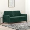 vidaXL 2-Sitzer-Sofa Dunkelgr&uuml;n 140 cm Samt