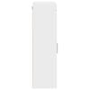 vidaXL Badezimmer-Wandschrank mit Regal TULUM Wei&szlig; 37 x 24,5 x 86 cm