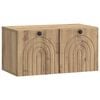 vidaXL Wandmontierter TV-Schrank Artisan-Eiche 59,5 x 31 x 30 cm