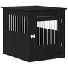 vidaXL Hundebox Möbel Schwarze Eiche 64,5x80x71 cm Holzwerkstoff