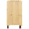 vidaXL Schrank SKI Honigbraun 60 x 46 x 81 cm Massives Kiefernholz