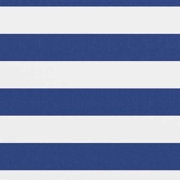 vidaXL Balkon-Sichtschutz Weiß und Blau 75x300 cm Oxford-Gewebe