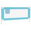 vidaXL Kleinkind-Bettschutzgitter Blau 180x25 cm Stoff
