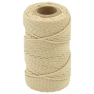 vidaXL Bootsseil 2 mm 25 m Natur