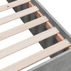 vidaXL Bettgestell Betongrau 160x200 cm Holzwerkstoff