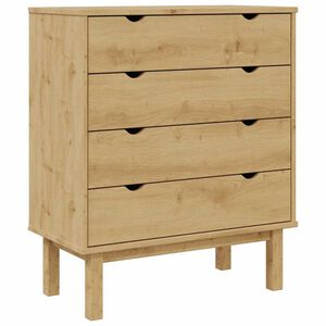 vidaXL Schubladenschrank OTTA 76,5x39,5x90 cm Massivholz