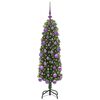 vidaXL K&uuml;nstlicher Weihnachtsbaum mit 150 LEDs mit St&auml;nder Gr&uuml;n 120 cm