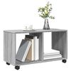 vidaXL Rollschrank Grau Sonoma 72x33x42,5 cm Holzwerkstoff
