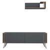 Homemania TV-Schrank Nicol 120x31x42 cm Anthrazit