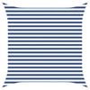 vidaXL Sonnensegel Blau und Wei&szlig; 3 x 3 m 100 % Polyester Oxford