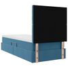 vidaXL Aufbewahrungsbett mit Matratze Dunkelblau 100 x 200 cm Samt