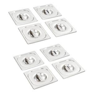 Deckel f&uuml;r GN 1/6 Beh&auml;lter 8 Stk. Edelstahl