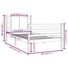 vidaXL Massivholzbett ohne Matratze 75x190 cm Kiefernholz