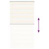 vidaXL Doppelrollo Marmorbeige 70x100 cm Stoffbreite 65,9 cm Polyester