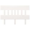 vidaXL Kopfteil Weiß 203,5x3x81 cm Massivholz Kiefer