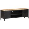 vidaXL TV-Schrank 120x30x40 cm Raues Mango-Massivholz