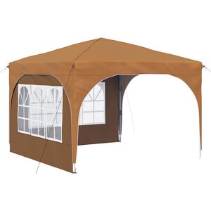 vidaXL Pop-up Partyzelt 290 x 290 x 245 cm Beige