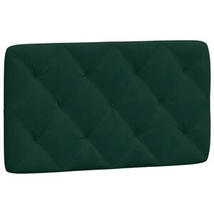 vidaXL Kopfteil-Kissen Dunkelgr&uuml;n 80 cm Samt