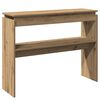 vidaXL Konsolentisch Artisan-Eiche 102x30x80 cm Holzwerkstoff