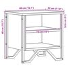 vidaXL Nachttisch Grau Sonoma 40x30x40 cm Holzwerkstoff