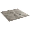vidaXL Wandpaneele 48 Stk. Betongrau 50x50 cm XPS 12 m&sup2; Diamant