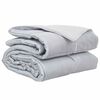 vidaXL Ganzjahresbettdecke 135 x 220 cm 300 g/m&sup2; Silber