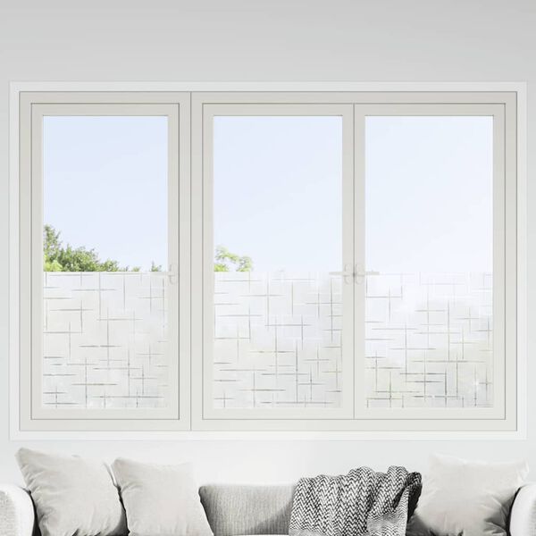 vidaXL Fensterfolien 2 Stk. Matt Sternen-Muster PVC