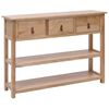 vidaXL Sideboard 108x30x76 cm Massivholz Paulownia