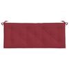 vidaXL Gartenbank-Auflage Weinrot 120x50x7 cm Oxford-Gewebe