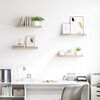 vidaXL Schwebende Wandregale 4 Stk. Eichefarben 60x23,5x3,8cm MDF