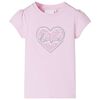 Kinder-T-Shirt Hellrosa 104