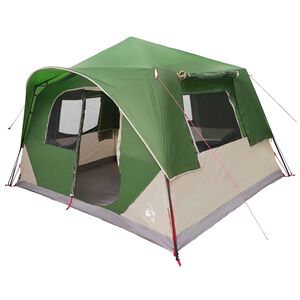 vidaXL Sofort Zelt Gr&uuml;n 365 x 380 x 200 cm Polyester und Stahl