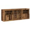 vidaXL LED-Sideboard Altholz 181,5 x 37 x 67 cm Holzwerkstoff