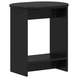 vidaXL Beistelltisch Schwarz 50 x 39,5 x 55 cm Holzwerkstoff