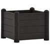 vidaXL Garten-Hochbeet PP Anthrazit 43x43x35 cm