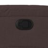 vidaXL Relaxsessel Dunkelbraun Stoff